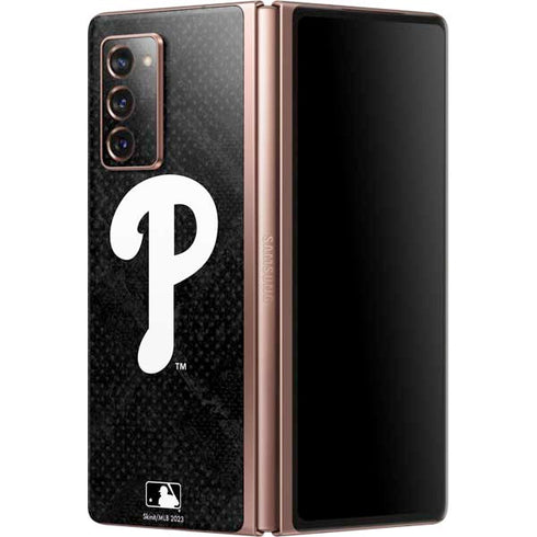 MLB Philadelphia Phillies Dark Wash Galaxy Z Fold2 5G Skin