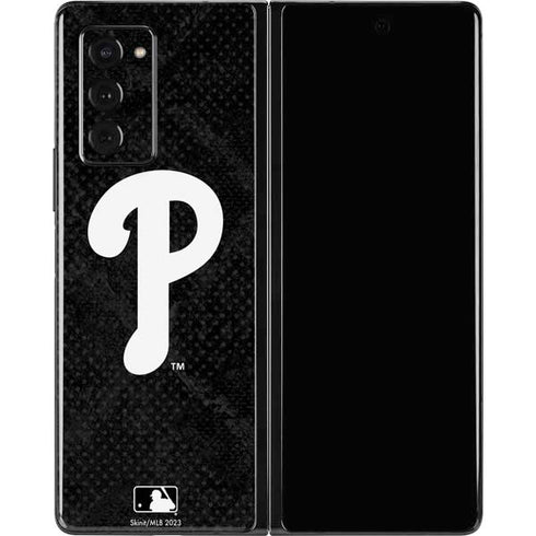 MLB Philadelphia Phillies Dark Wash Galaxy Z Fold2 5G Skin