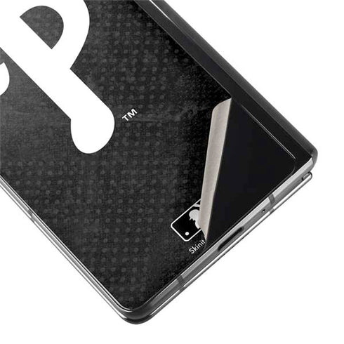 MLB Philadelphia Phillies Dark Wash Galaxy Z Fold2 5G Skin