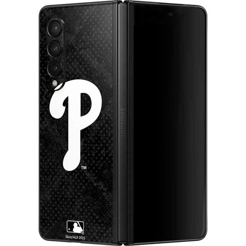 MLB Philadelphia Phillies Dark Wash Galaxy Z Fold3 5G Skin
