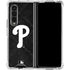 MLB Philadelphia Phillies Dark Wash Galaxy Z Fold4 5G Clear Case