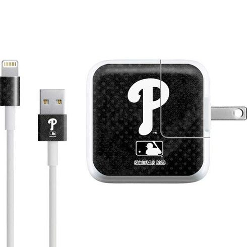 MLB Philadelphia Phillies Dark Wash iPad Charger (10W USB) Skin