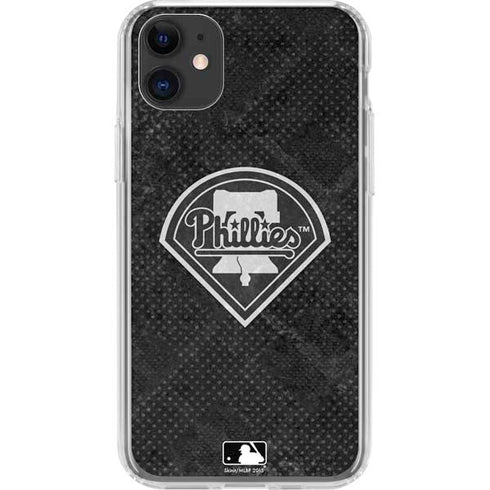 MLB Philadelphia Phillies Dark Wash iPhone 11 Clear Case