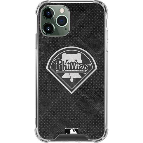 MLB Philadelphia Phillies Dark Wash iPhone 11 Pro Max Clear Case