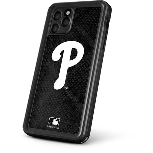 MLB Philadelphia Phillies Dark Wash iPhone 11 Pro Max Waterproof Case