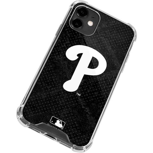 MLB Philadelphia Phillies Dark Wash iPhone 12 Clear Case