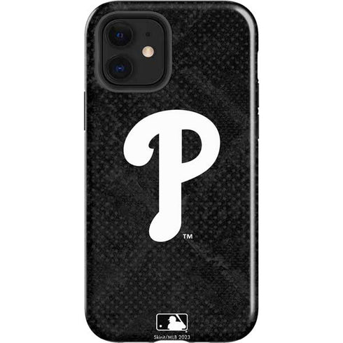 MLB Philadelphia Phillies Dark Wash iPhone 12 Impact Case