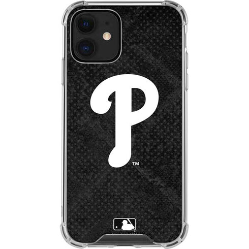 MLB Philadelphia Phillies Dark Wash iPhone 12 Mini Clear Case