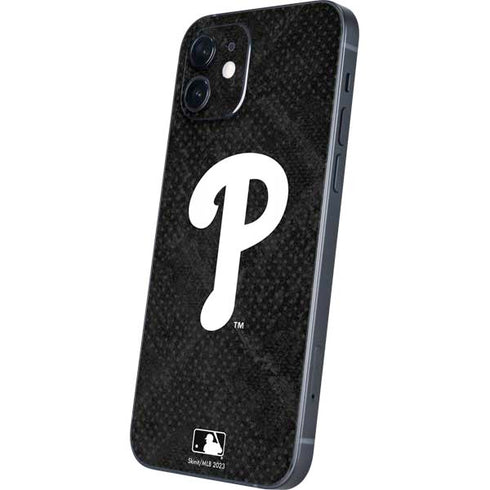 MLB Philadelphia Phillies Dark Wash iPhone 12 Mini Skin