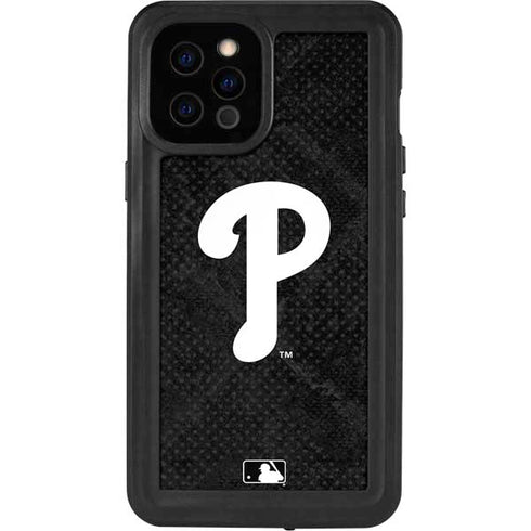 MLB Philadelphia Phillies Dark Wash iPhone 12 Pro Max Waterproof Case