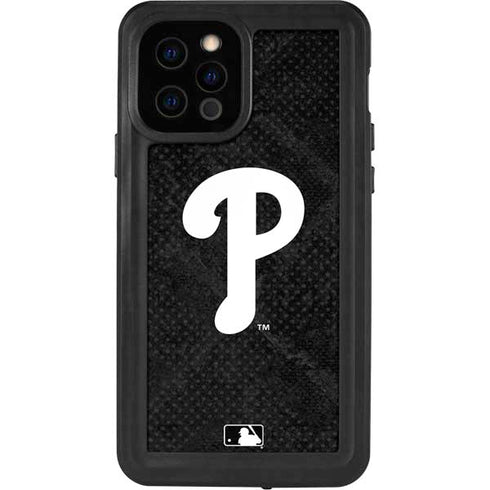 MLB Philadelphia Phillies Dark Wash iPhone 12 Pro Waterproof Case