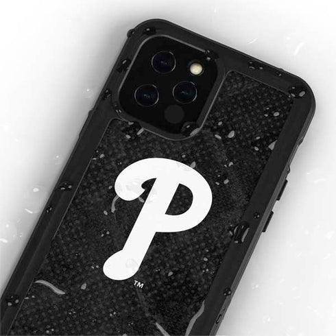 MLB Philadelphia Phillies Dark Wash iPhone 12 Pro Waterproof Case