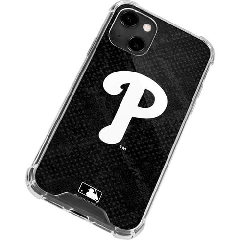 MLB Philadelphia Phillies Dark Wash iPhone 13 Clear Case