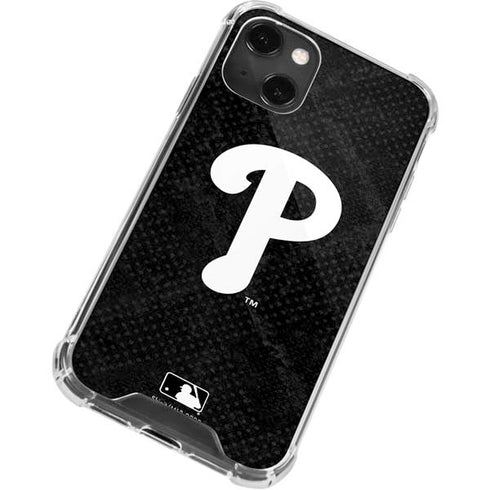 MLB Philadelphia Phillies Dark Wash iPhone 13 Mini Clear Case
