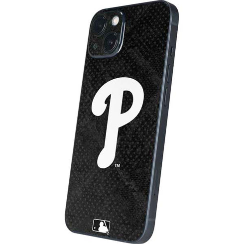 MLB Philadelphia Phillies Dark Wash iPhone 15 Plus Skin
