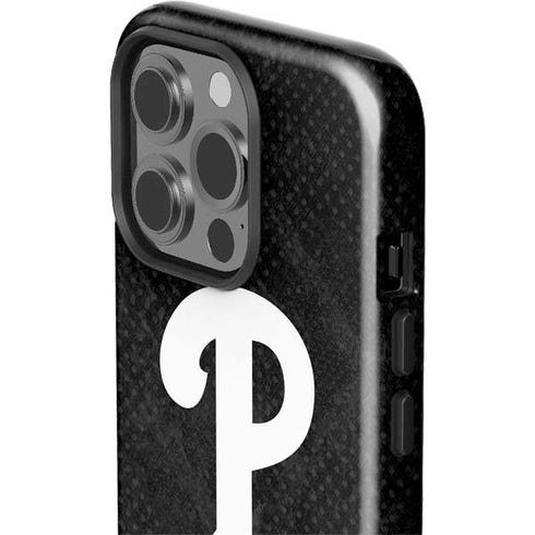 MLB Philadelphia Phillies Dark Wash iPhone 15 Pro Impact Case