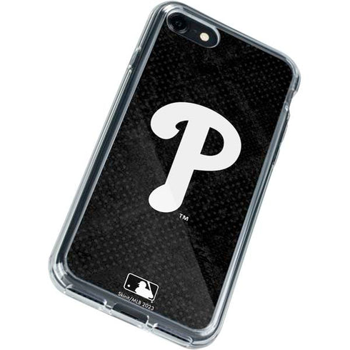 MLB Philadelphia Phillies Dark Wash iPhone SE (2nd & 3rd Gen) Clear Case