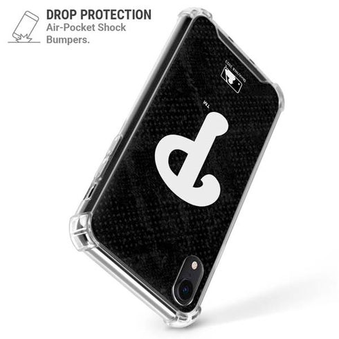MLB Philadelphia Phillies Dark Wash iPhone XR Clear Case