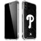 MLB Philadelphia Phillies Dark Wash iPhone XS Max Clear Case