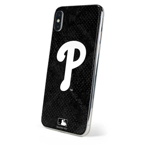 MLB Philadelphia Phillies Dark Wash iPhone XS Max Skin