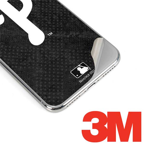 MLB Philadelphia Phillies Dark Wash iPhone XS Max Skin