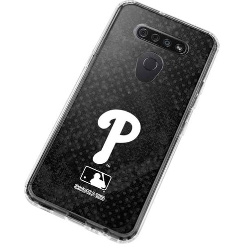 MLB Philadelphia Phillies Dark Wash LG K51/Q51 Clear Case