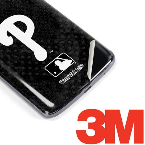MLB Philadelphia Phillies Dark Wash Moto E5 Plus Skin
