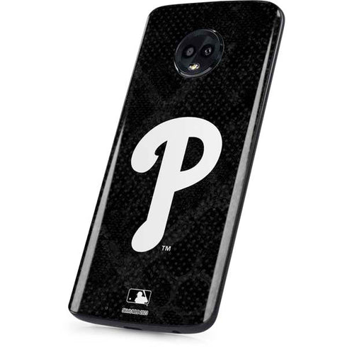 MLB Philadelphia Phillies Dark Wash Moto G6 Skin