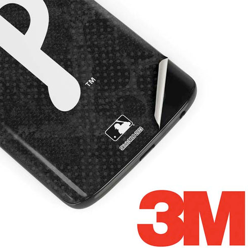 MLB Philadelphia Phillies Dark Wash Moto G6 Skin