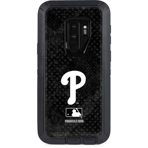 MLB Philadelphia Phillies Dark Wash Otterbox Defender Galaxy Skin