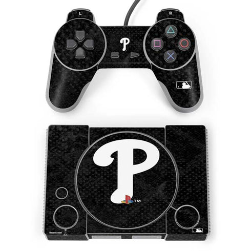 MLB Philadelphia Phillies Dark Wash PlayStation Classic Bundle Skin