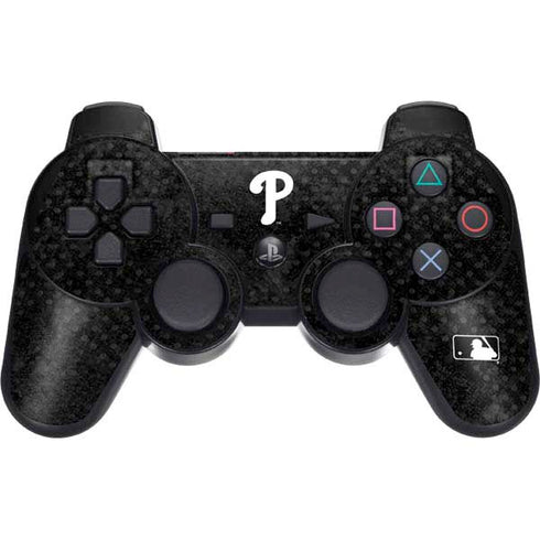 MLB Philadelphia Phillies Dark Wash PS3 Dual Shock wireless controller Skin