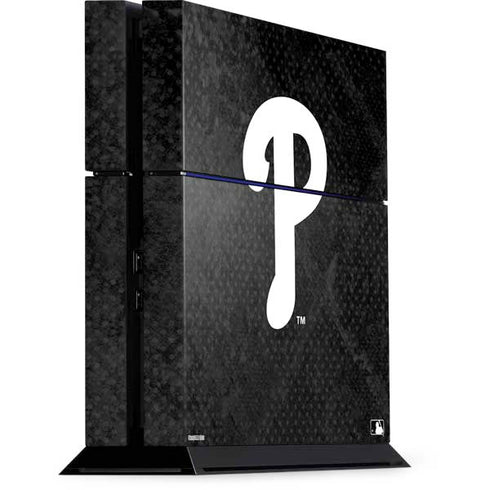 MLB Philadelphia Phillies Dark Wash PS4 Console Skin
