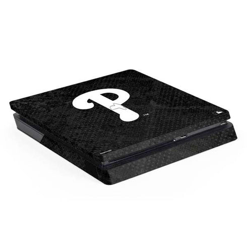 MLB Philadelphia Phillies Dark Wash PS4 Slim Skin