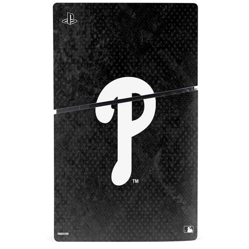 MLB Philadelphia Phillies Dark Wash PS5 Slim Disk Console Skin