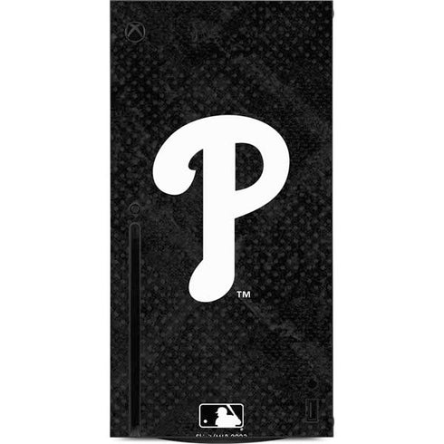 MLB Philadelphia Phillies Dark Wash Xbox Series X Console Skin