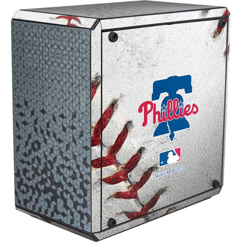 MLB Philadelphia Phillies Game Ball Cooler Master MasterBox Q300L Mini Tower Skin
