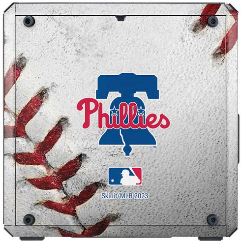 MLB Philadelphia Phillies Game Ball Cooler Master MasterBox Q300L Mini Tower Skin