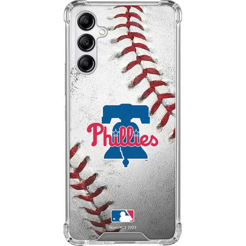 MLB Philadelphia Phillies Game Ball Galaxy A14 5G Clear Case
