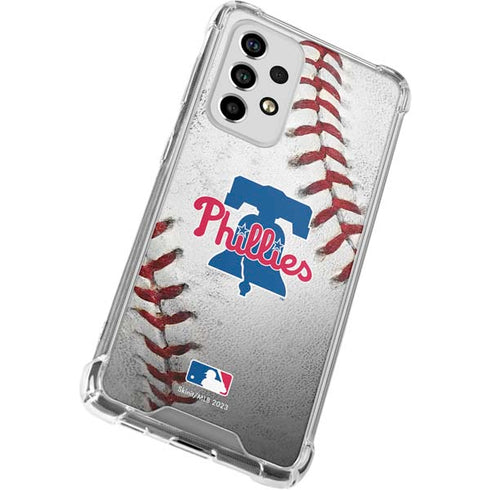 MLB Philadelphia Phillies Game Ball Galaxy A33 5G Clear Case