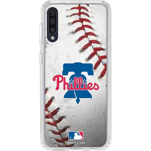 MLB Philadelphia Phillies Game Ball Galaxy A50 Clear Case