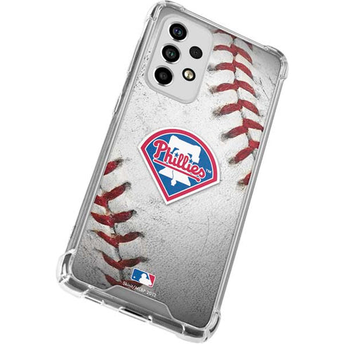 MLB Philadelphia Phillies Game Ball Galaxy A53 5G Clear Case
