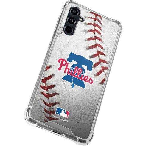 MLB Philadelphia Phillies Game Ball Galaxy A54 5G Clear Case
