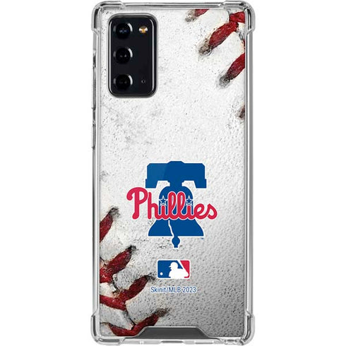 MLB Philadelphia Phillies Game Ball Galaxy Note20 5G Clear Case