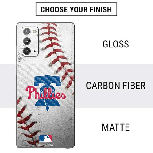 MLB Philadelphia Phillies Game Ball Galaxy Note20 5G Skin