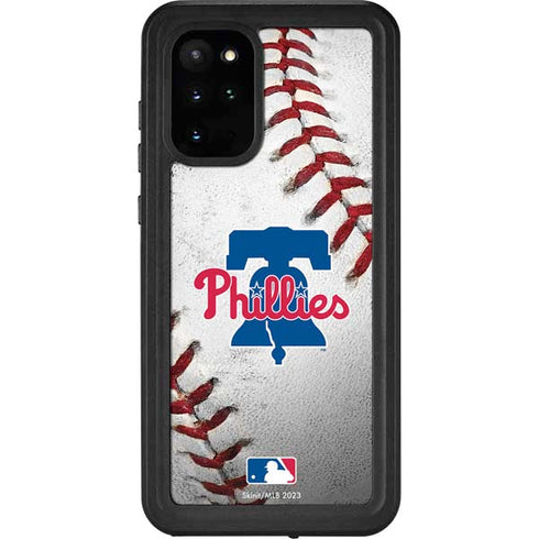 MLB Philadelphia Phillies Game Ball Galaxy S20 Plus Waterproof Case