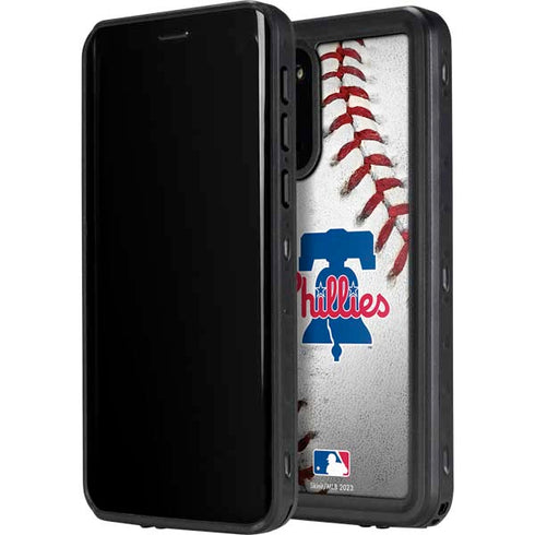 MLB Philadelphia Phillies Game Ball Galaxy S20 Waterproof Case