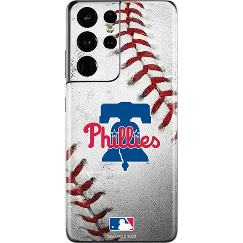 MLB Philadelphia Phillies Game Ball Galaxy S21 Ultra 5G Skin