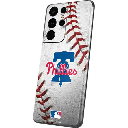 MLB Philadelphia Phillies Game Ball Galaxy S21 Ultra 5G Skin