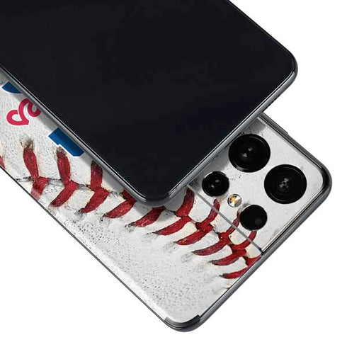MLB Philadelphia Phillies Game Ball Galaxy S21 Ultra 5G Skin